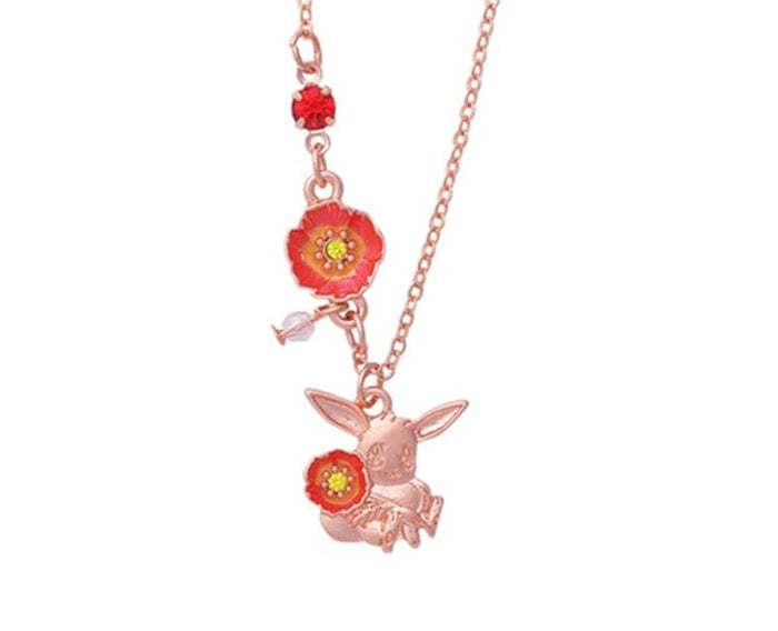 Pokemon Japan Fleur de Coquelicot Necklace