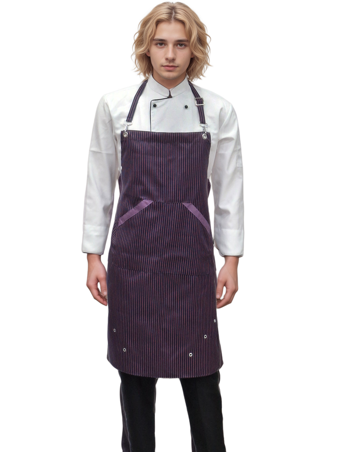 Premium Kitchen Apron with Lavender Lining - HICKORY Brand for Stylish Cooking - J R GARMENTS