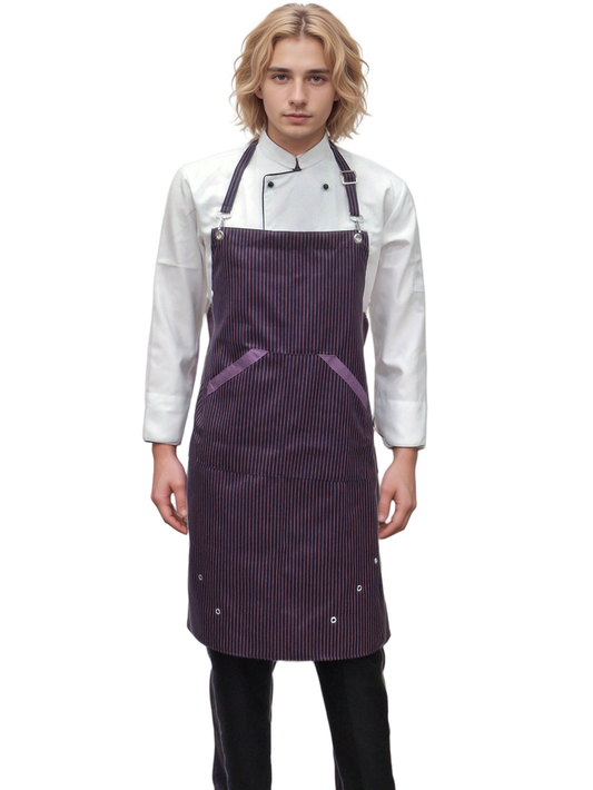 Premium Kitchen Apron with Lavender Lining - HICKORY Brand for Stylish Cooking - J R GARMENTS