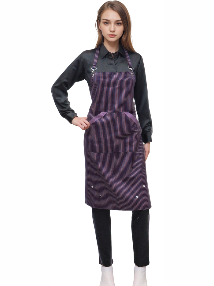 Premium Kitchen Apron with Lavender Lining - HICKORY Brand for Stylish Cooking - J R GARMENTS