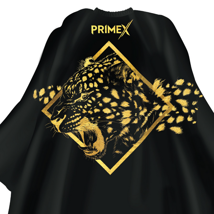 PrimeX Premium Professional Barber Cape, 1 Count, Jaguar