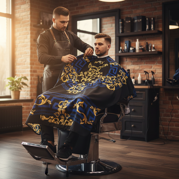 PrimeX Premium Professional Barber Cape, 1 Count, Lux