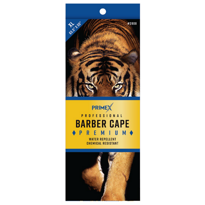 PrimeX Premium Professional Barber Cape, 1 Count, Tiger