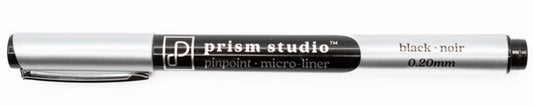 Prism Studio - Pinpoint Micro-Liner - 0..20mm - Black. Available at Embellish Away in Bowmanville Ontario Canada.