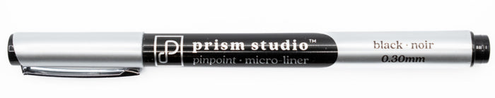 Prism Studio - Pinpoint Micro-Liner - 0.30mm - Black. Available at Embellish Away in Bowmanville Ontario Canada.