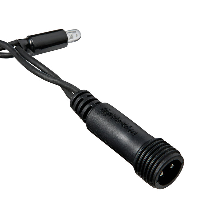 Pro Connect 55m 550 Multi Coloured Connectable String Lights Black Cable