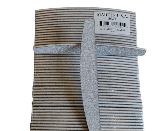 Professional Harbor Bridge Nail Files Grit 80/80 (50pcs in a Pack)