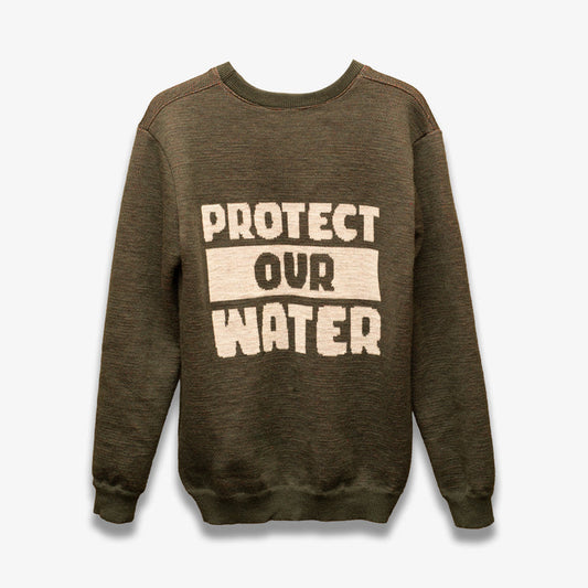 "Protect our Waters" Merino Wool Trout Sweater