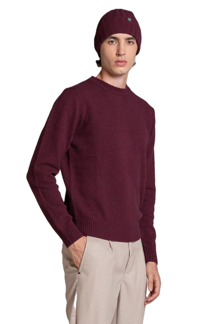 IMPURE pullover lana bordeaux CHARLIE LANA-BORDEAUX