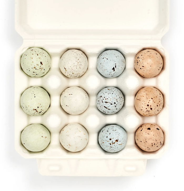 Rainbow Lovebird Eggs with Assorted Praline and Caramel