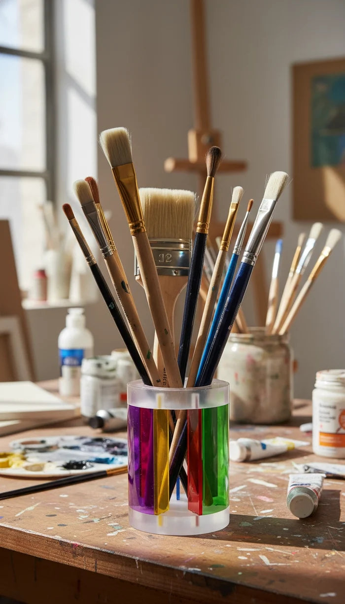 Rainbow Pencil Cup