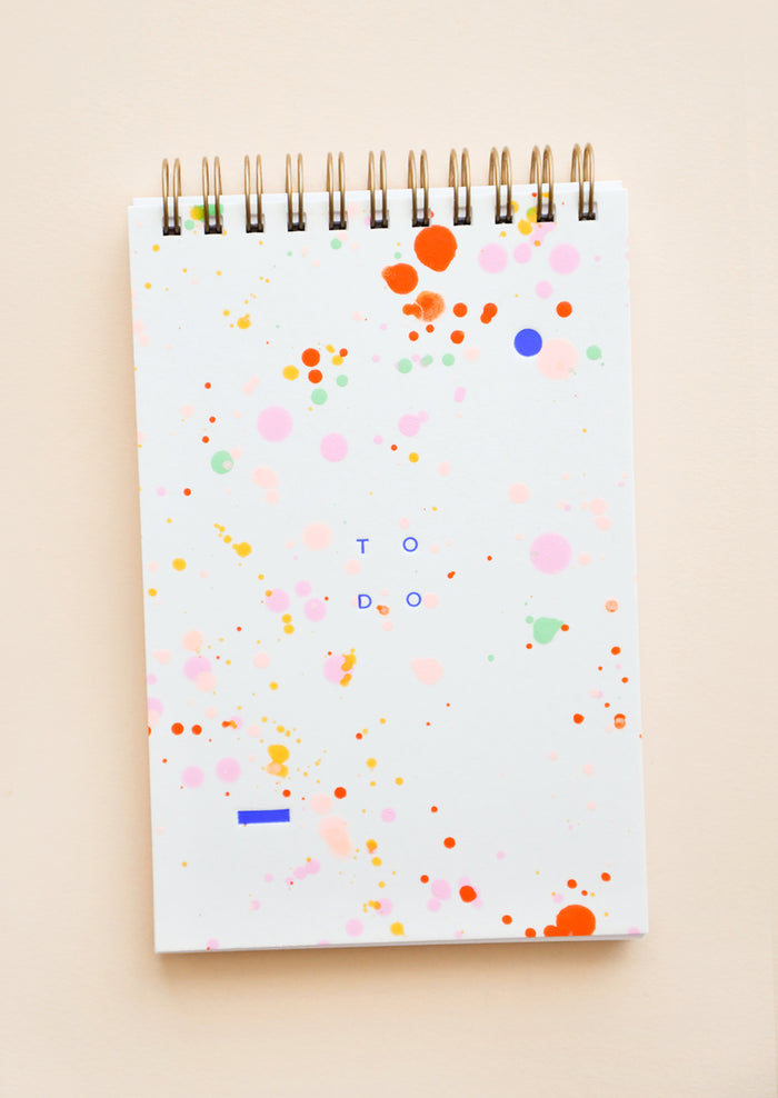 Rainbow Splatter To Do List Notepad in  - LEIF