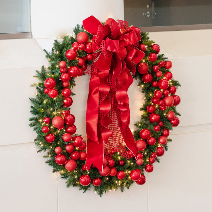 Red Ball Garland, 10'