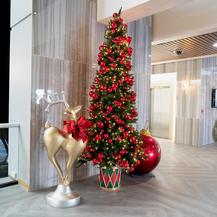 Red Ball Garland, 10'