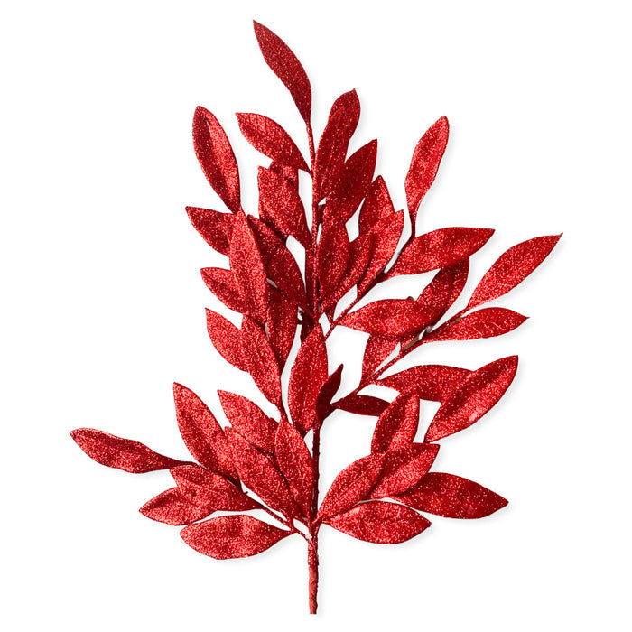 Red Bay Leaf Glitter Spray