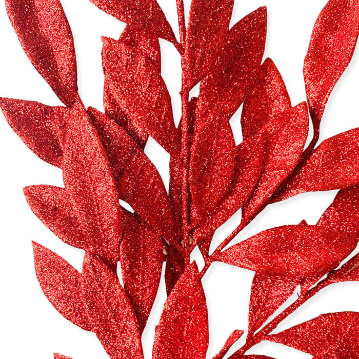 Red Bay Leaf Glitter Spray