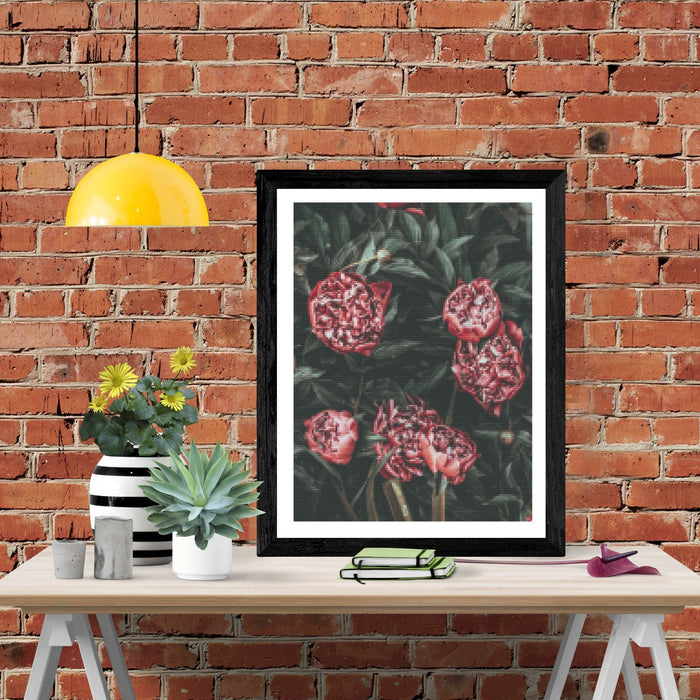 Red Peonies