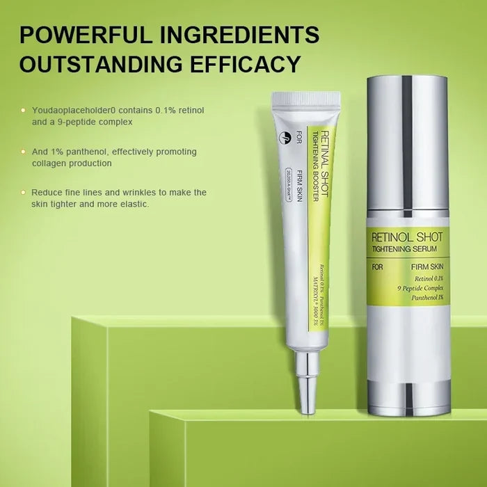 Retinol & Peptide Eye Serum - Anti-Aging Firming Korean Skincare