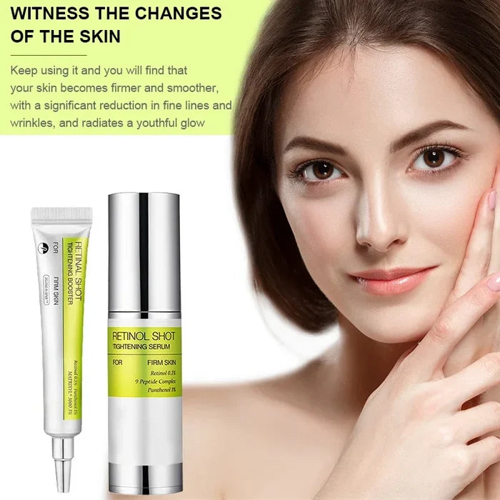 Retinol & Peptide Eye Serum - Anti-Aging Firming Korean Skincare