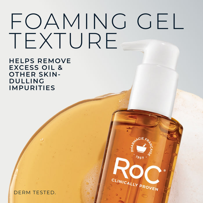 foaming gel texture helps remove excess oil & other skin-dulling impurities