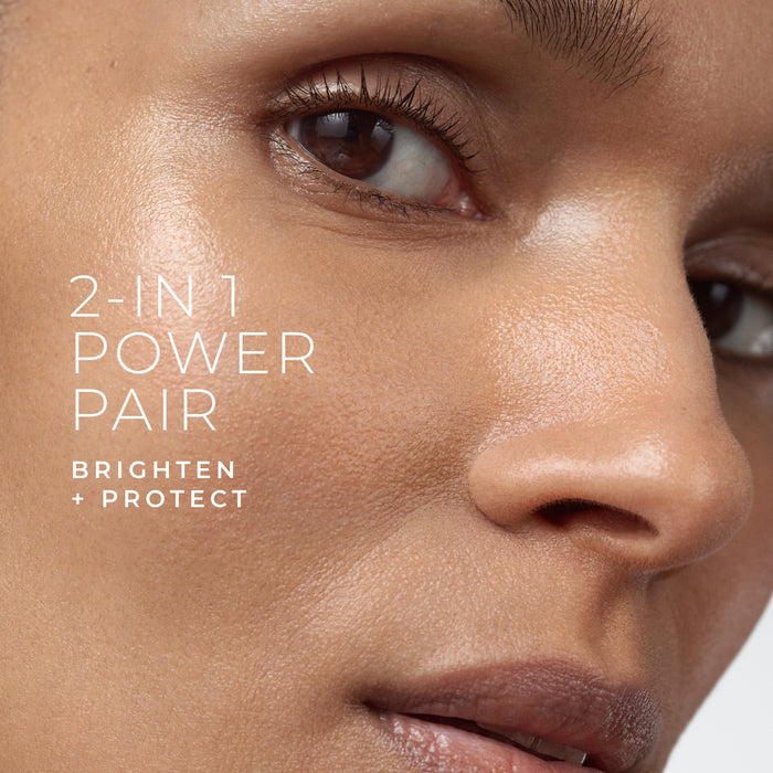 2-in-1 power pair brighten + protect