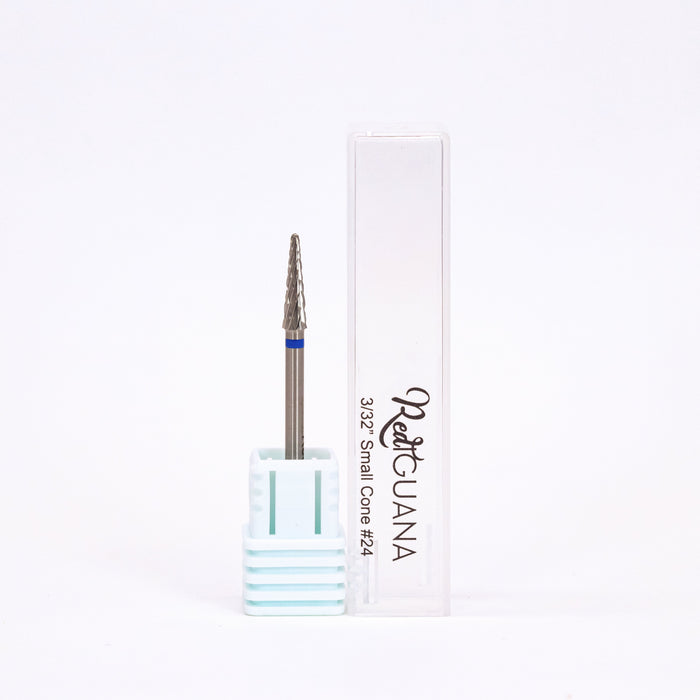 RI- Small Cone Shaped Nail Bit #24 - Hard Alloy-Nail Bit-Red Iguana LLC-Gel Essentialz