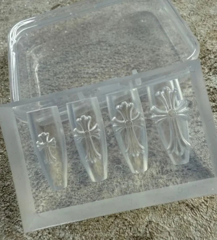 RIPOSO Cross Mold – Professional Cross Nail Art Tool
