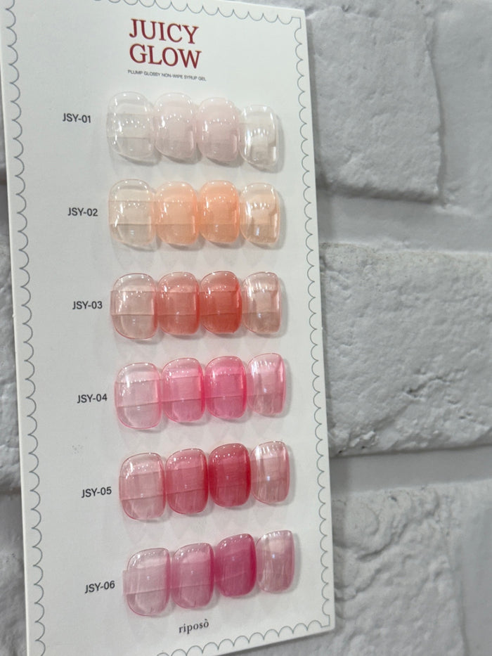 RIPOSO Juicy Glow Syrup Gel Collection