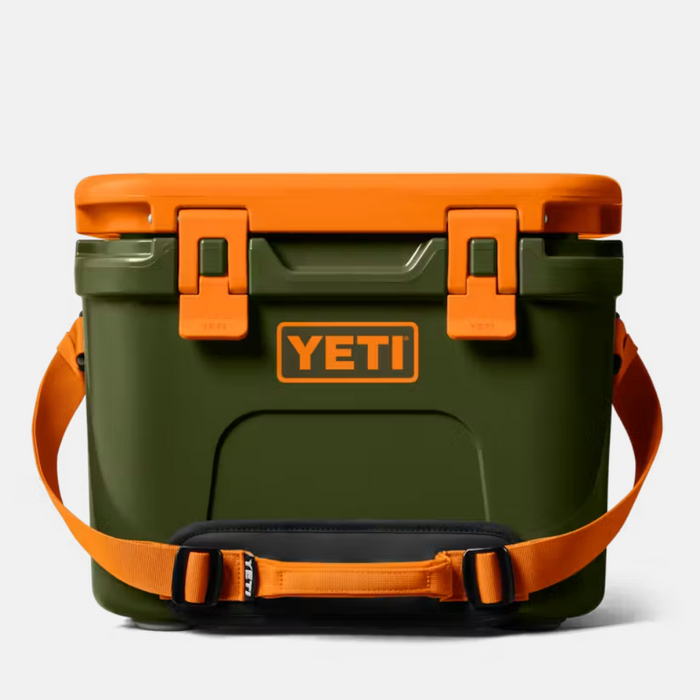 Roadie 15 Hard Cooler | Olive/KingCrab Orange | YETI