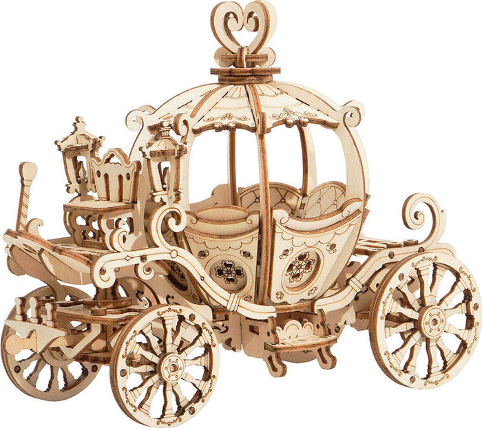 Classic 3D Wood Puzzles; Pumpkin Carriage/Cart