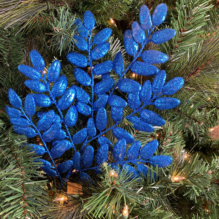 Royal Blue Honey Locust Glitter Spray