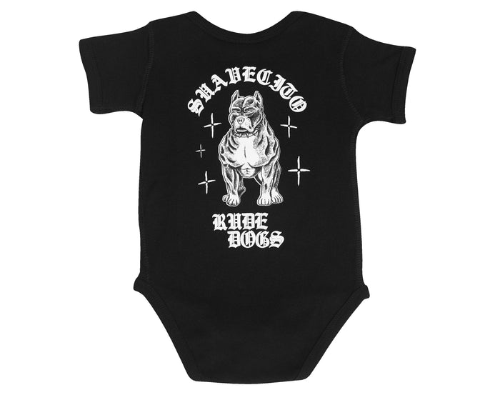 Rude Dogs Onesie - Back