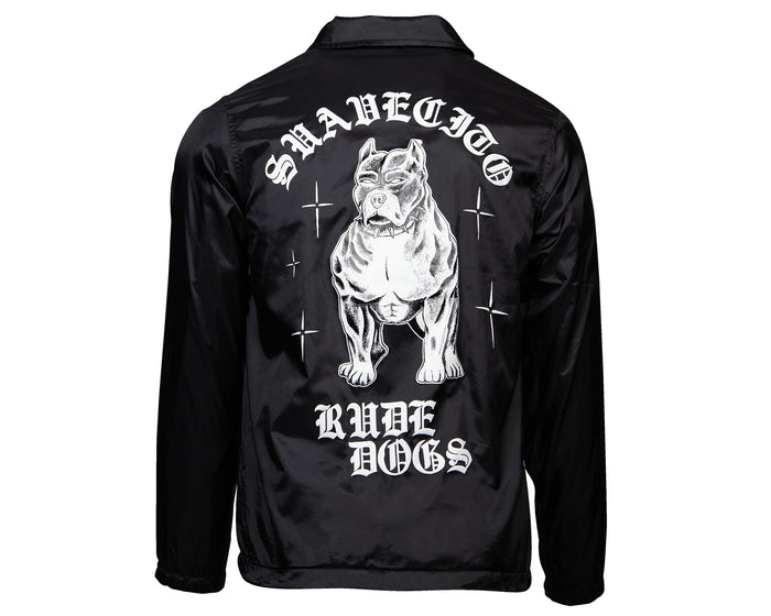 Rude Dogs Black Windbreaker - Back