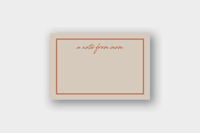 Rustic Note Card