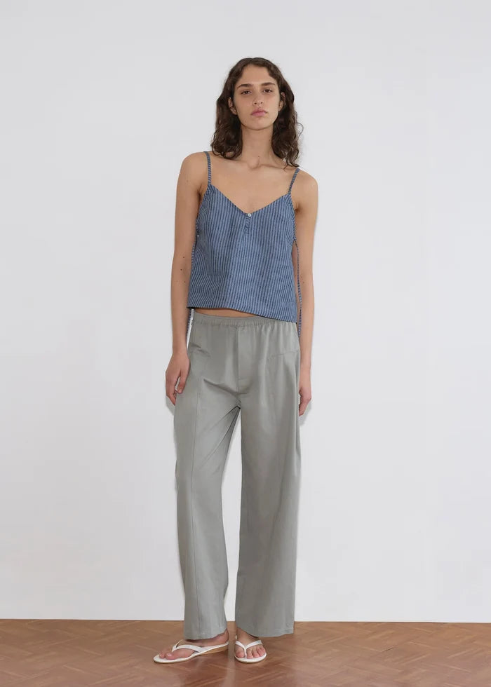 Sage Green Pleat Pant