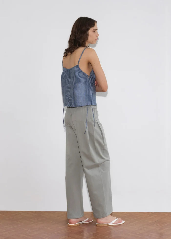 Sage Green Pleat Pant