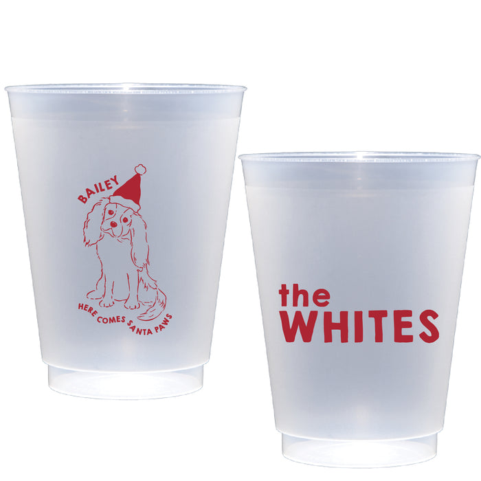 santa paws | shatterproof frosted flex
