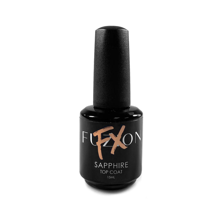 Sapphire | Hema Free Shiny Flake Top Coat | FX by Fuzion 15ml