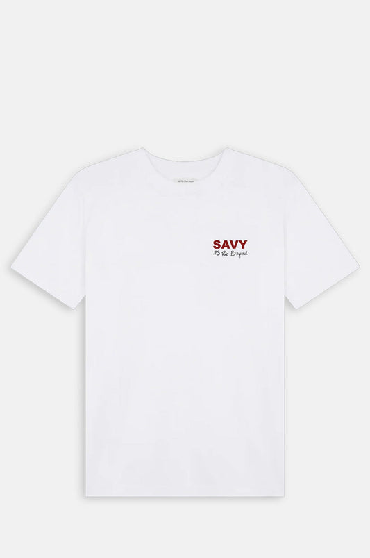Gift Shop Savy "Dropy" T-Shirt White T-Shirt.