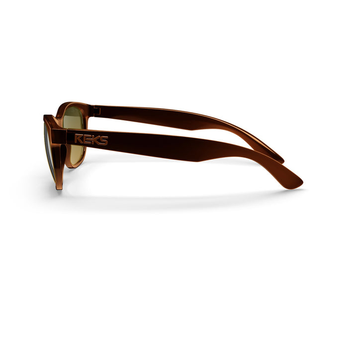 Single Vision / Solid Smoke / Gold Mirror