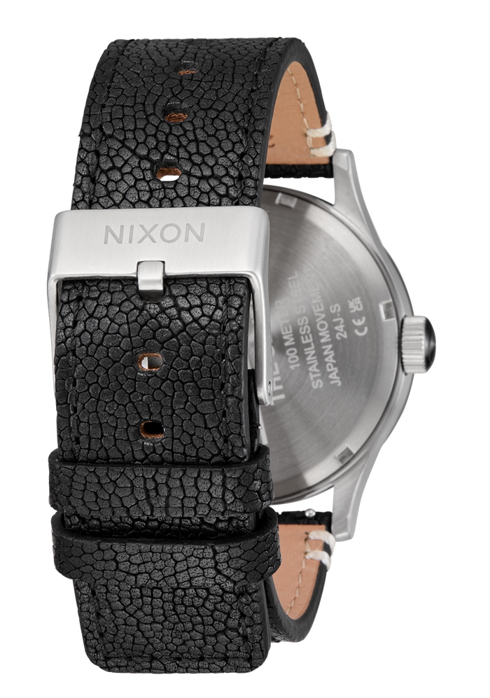 Sentry Leather - Silver / Rosewood / Black