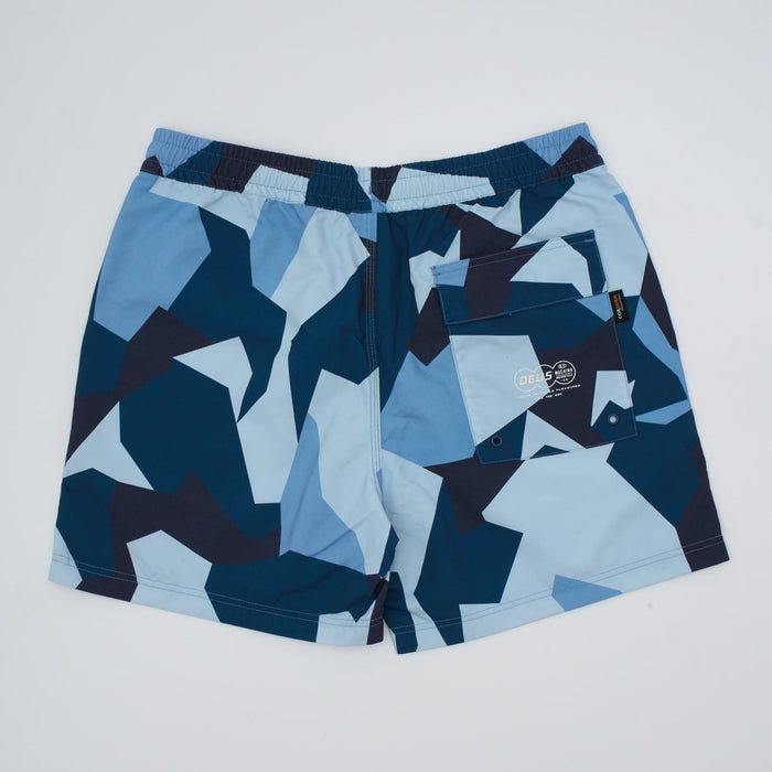 Service Swim Short | Blue Camo | Deus Ex Machina