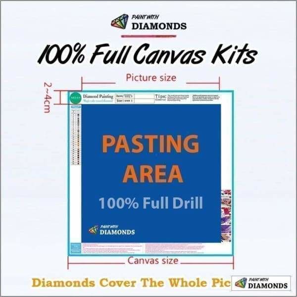 Tree Diamond Painting Kit - Sheep Through The Forest-Square 15x20cm- - Paint With Diamonds