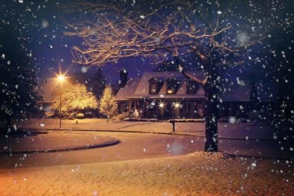 Christmas Diamond Painting Kit - Silent Christmas Night-Square 20x30cm- - Paint With Diamonds