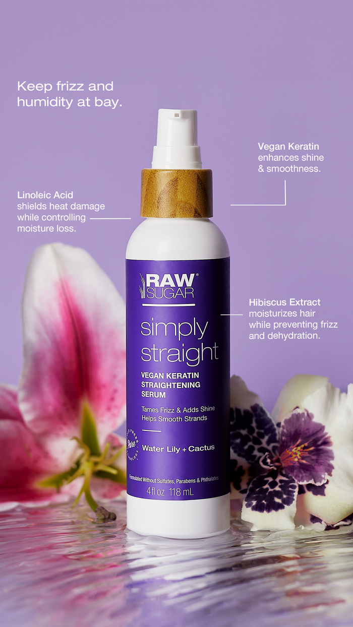 benefits of simply straightening vegan keratin serum
