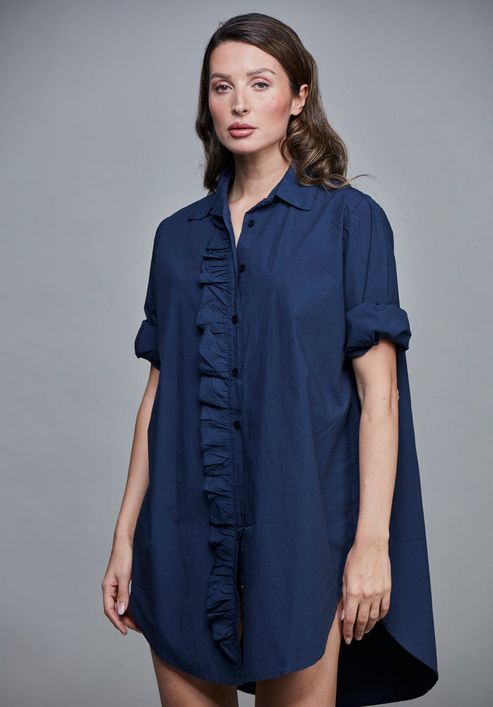 SixtyDays Girlfriend Shirt | Royal Blue