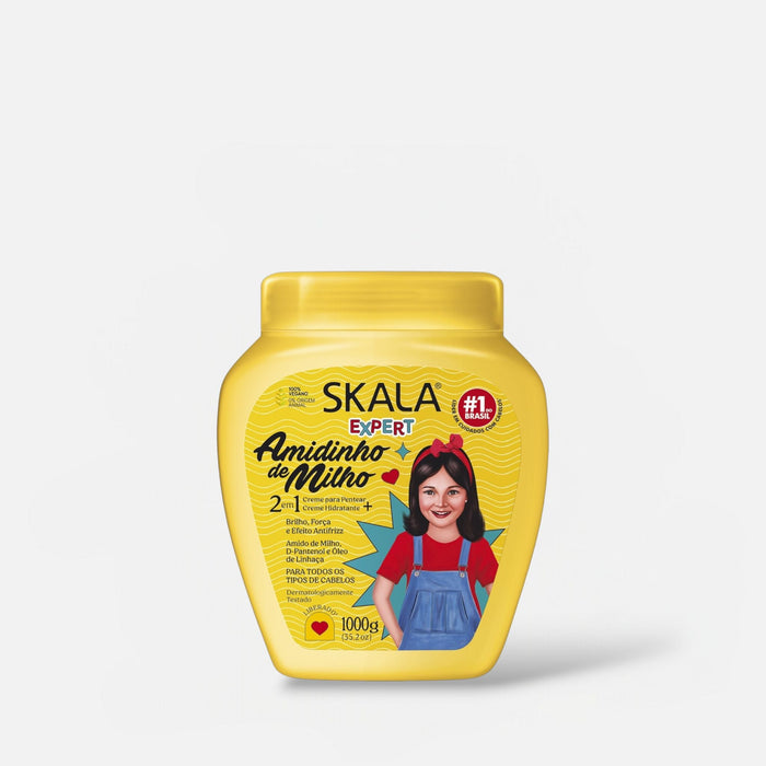 Skala Amidinho de Milho 2 - in - 1 Hair Treatment Cream 1000g كريم سكالا لعلاج الشعر 2 في 1 بنشا الذرة - Princess Cosmetics Qatar