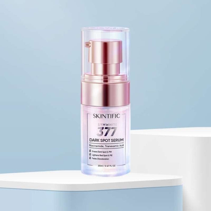 Skintific SymWhite 377 Dark Spot Serum 50ml. سكينتيفيك سيم وايت 377 سيروم البقع الداكنة - Princess Cosmetics Qatar