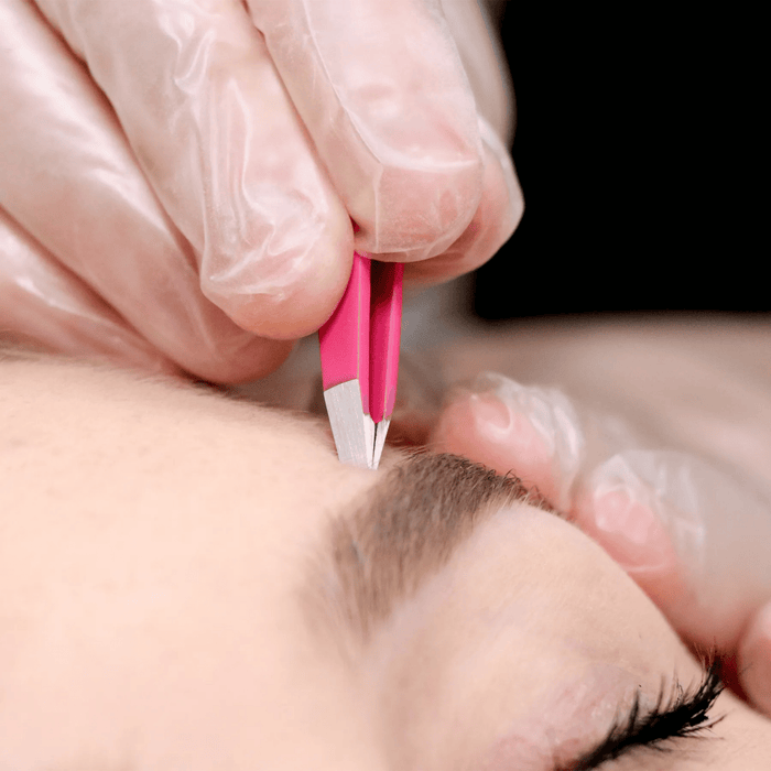 Slanted Pink Tweezer