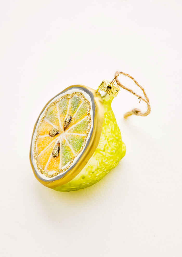 Sliced Lime Ornament in  - LEIF